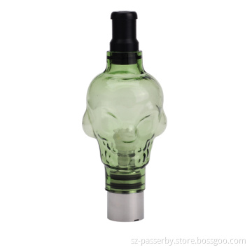 Skull Glass Global Vaporizer, Pyrex Wax Glass Atomizer